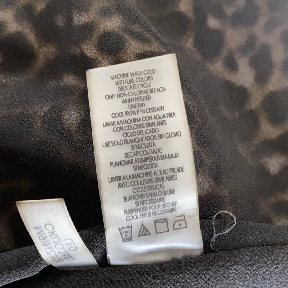 CALVIN KLEIN Animal Print Midi Skirt - Picture 5 of 5
